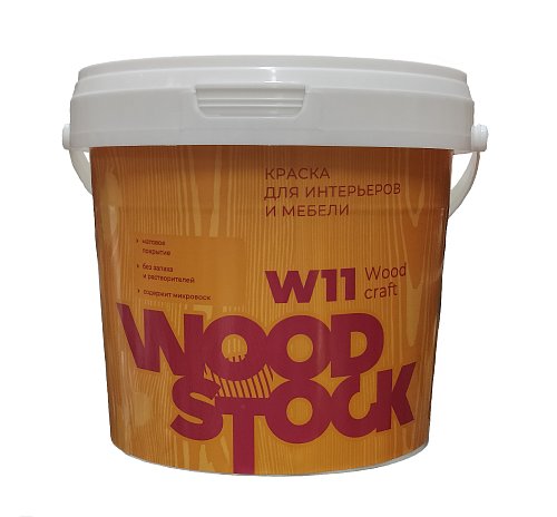 Краска для мебели и интерьеров Woodstock W11